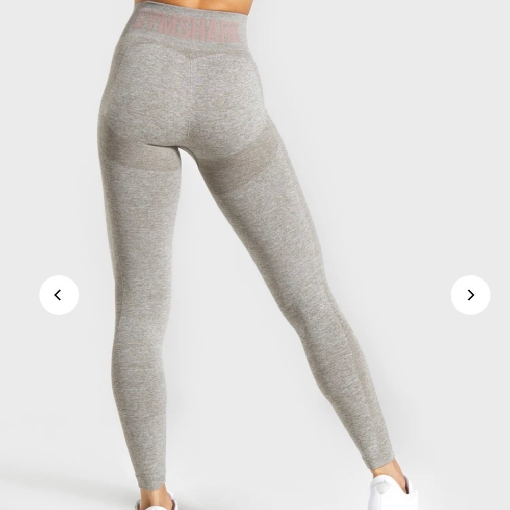 Khaki Marl/Taupe Gymshark Flex High Waisted Leggings